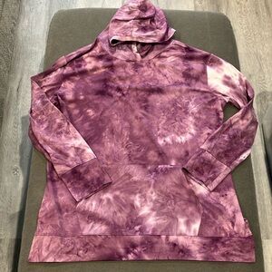 Purple Tie-Dye Hoodie
